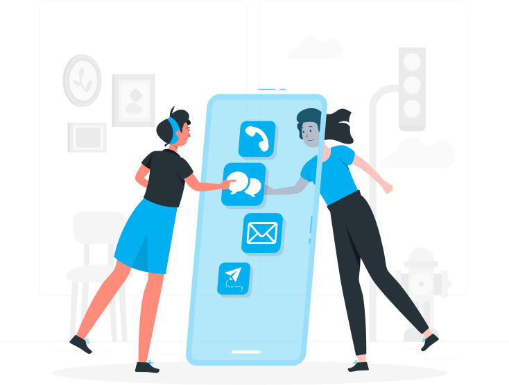 Get in touch icon for WHG customer support, contact inquiries, and communication assistance